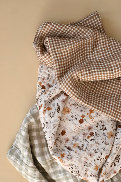 Muslin swaddle - Wildflowers