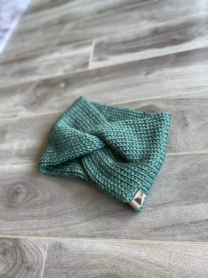 ROCKY MOUNTAIN GREEN | Handmade | Knit | Headband