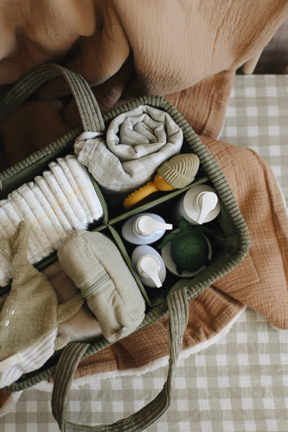 Diaper caddy - Sage