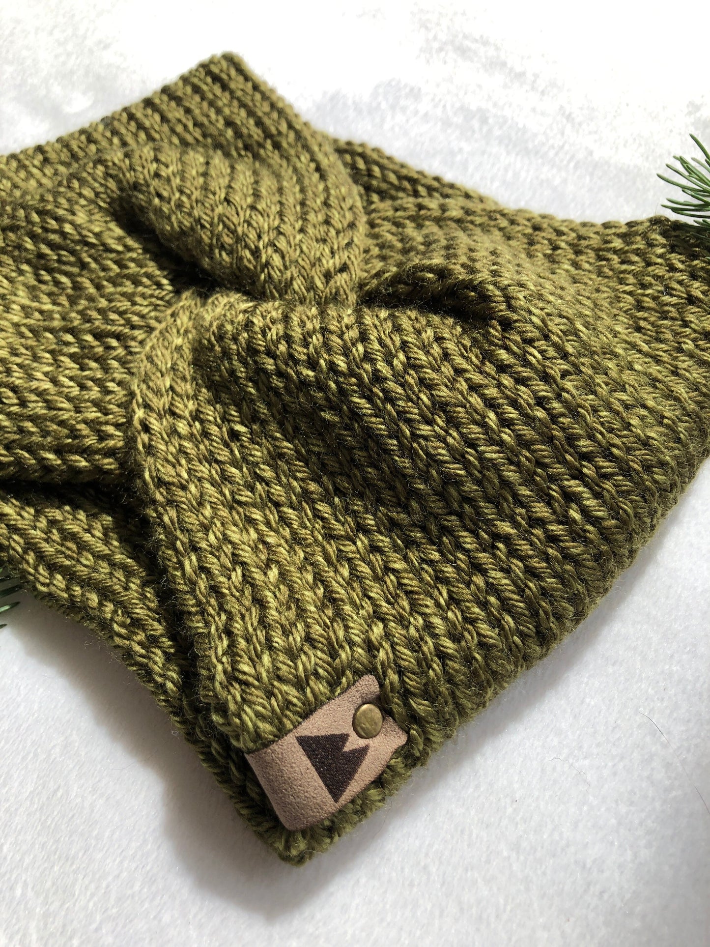 Knit Headband Womens Twisted Knit Headband Winter Headband for Girls Knit Ear Warmer for Women Green Fall Headband