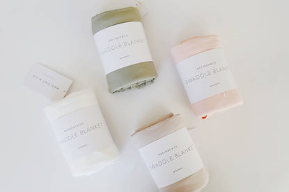 Dried Thyme Bamboo Swaddle Blanket