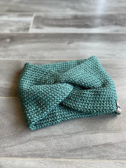 ROCKY MOUNTAIN GREEN | Handmade | Knit | Headband