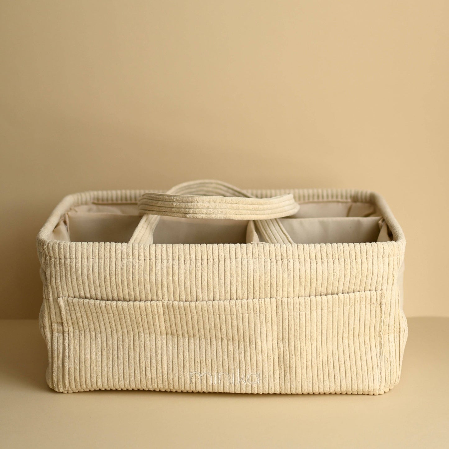Diaper caddy - Cream