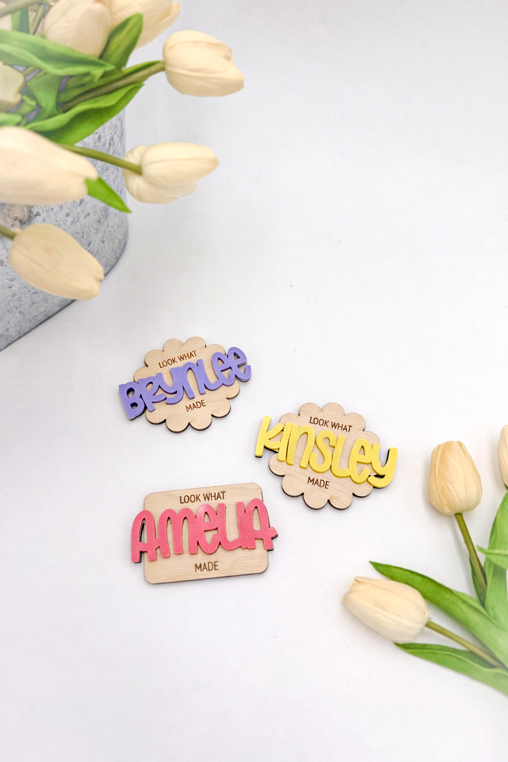 Look What I Made Kids Artwork Magnet — Proud Display Magnet — Refrigerator Magnet Gift for Preschool & Kindergarten Ar