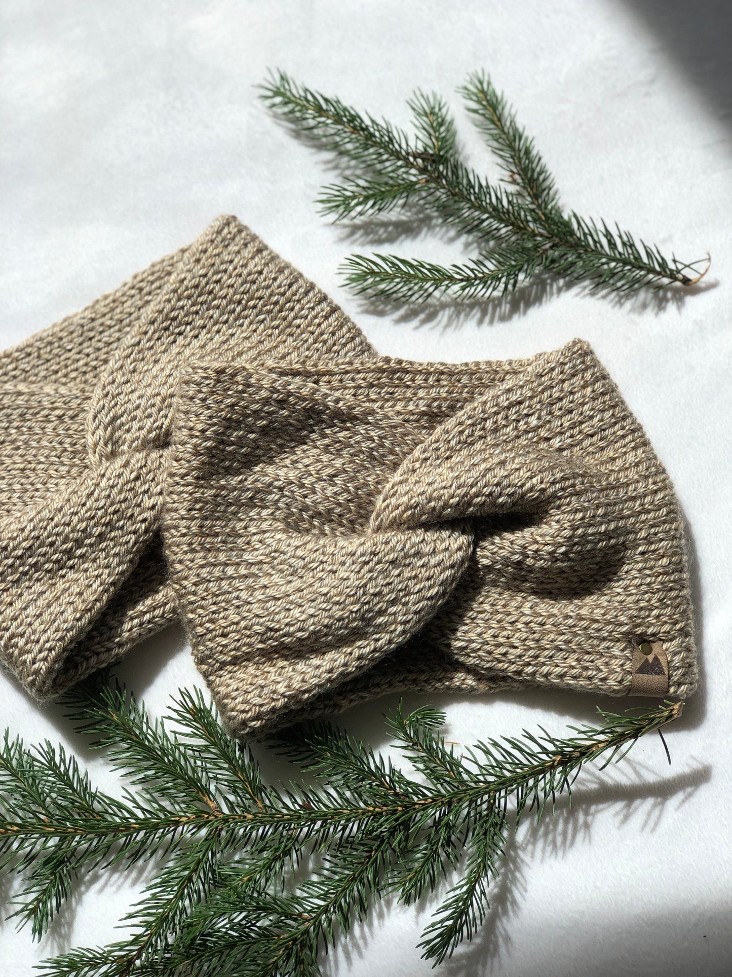 Knit Headband Womens Twisted Knit Headband Winter Headband for Girls Knit Ear Warmer for Women Oatmeal Cream Fall Headband