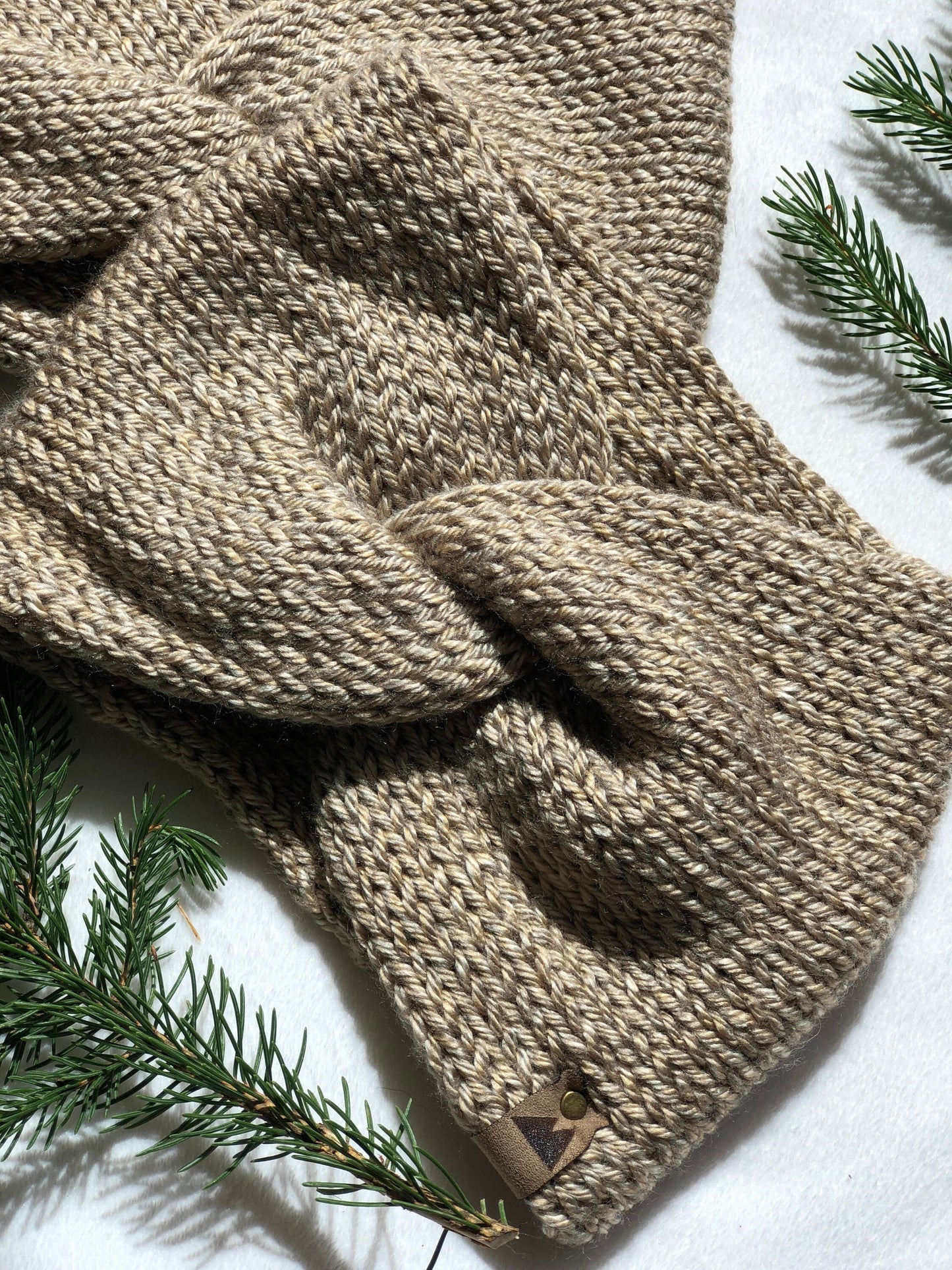 Knit Headband Womens Twisted Knit Headband Winter Headband for Girls Knit Ear Warmer for Women Oatmeal Cream Fall Headband