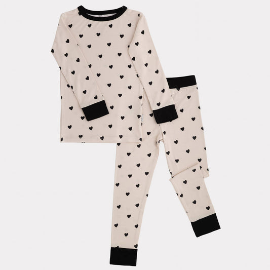 2 Piece Bamboo Set | Hearts