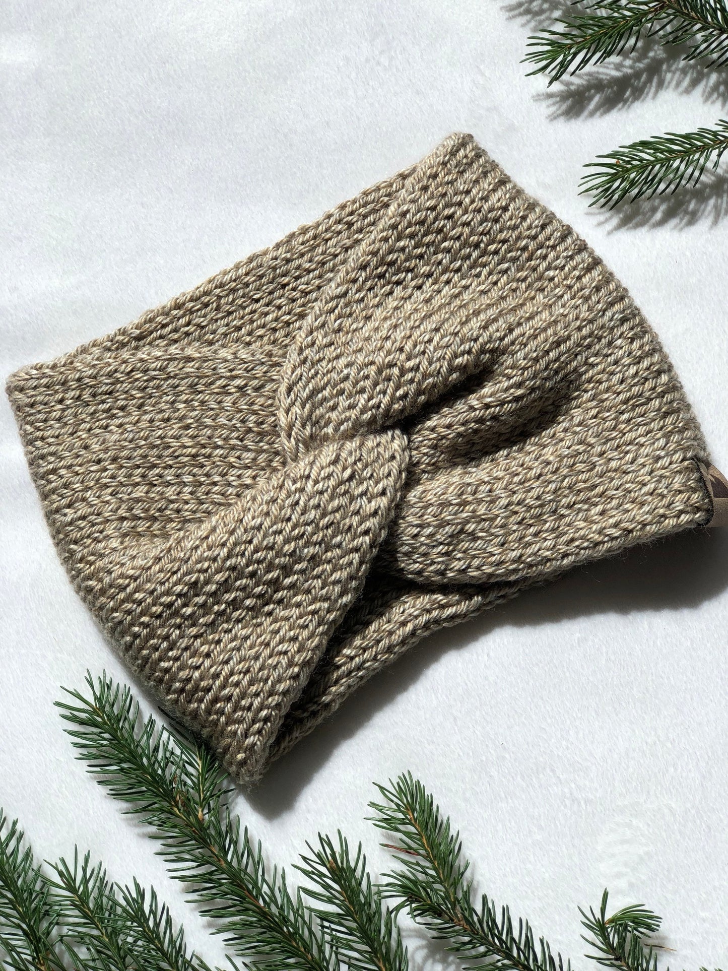 Knit Headband Womens Twisted Knit Headband Winter Headband for Girls Knit Ear Warmer for Women Oatmeal Cream Fall Headband